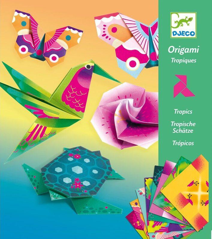 Livre d'Origami Tropiques de la marque Djeco